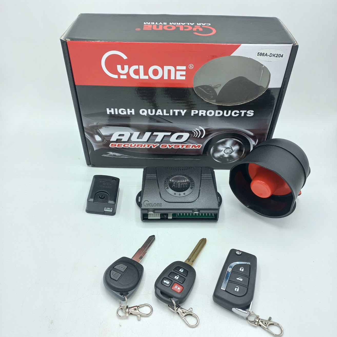 CYCLONE CAR ALARM SYSTEM (HONDA & SUZUKI KEY)